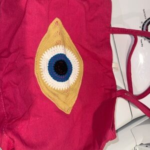 Summer Evil Eye tote bag